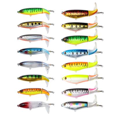 중국 Durable Hard Plastic Pencil Floating Bait Metal Fin Fishing Lure Crankbait Fishing Lures Bait 판매용