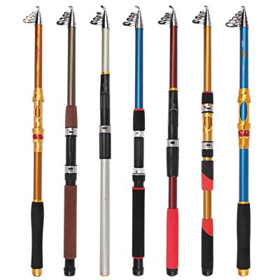 中国 Lightweight Cheap High Sensitivity 2.1m 2.4m 2.7m 3m Stainless Steel Telescopic Automatic Sea Rod River Lake Fishing Rod 販売のため