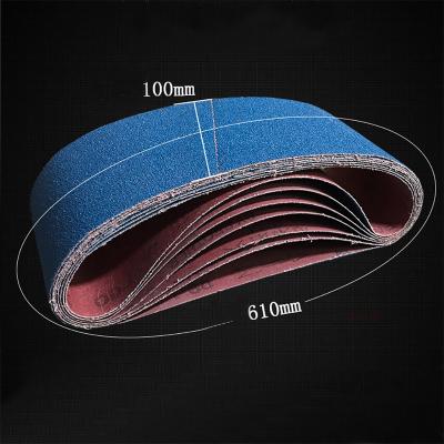 China Sanding for Wood Zirconium Oxide Abrasive Cloth 610x100mm 75x533mm Roll Sanding Belts, Wide Belt Sanding for Polishing Stainless Sheet, for sale