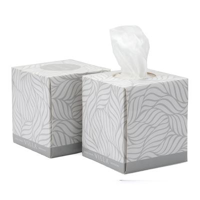 China Wood pulp cube box facial tissue box tissue box cheap virgin tissue paper/lotion tissue/facial tissue paper for sale