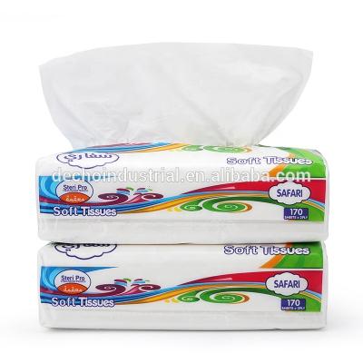 China Custom Logo Printed Virgin Pulp Soft Pocket Tissue 2 Ply Bundle Face Cloth for sale