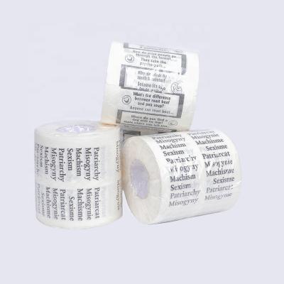 China Virgin Wood Pulp Custom Design Tissue Factory Wholesale Printed Toilet Paper Roll Paper for sale