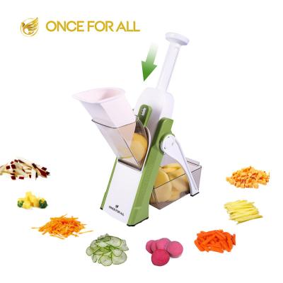 China ONCE FOR ALL Viable Mandoline Vegetable SliKitchen Cutter Home Use Mini Manual Food Chopper Toolsvegetable Accessory for sale