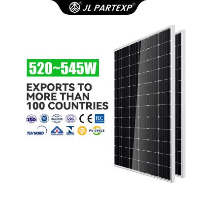 China 520W 525W 530W 535W 540W 545W Solar Energy Cell Panel PV Photovoltaic Modules Roof Power System Station 210*105mm Mono for sale