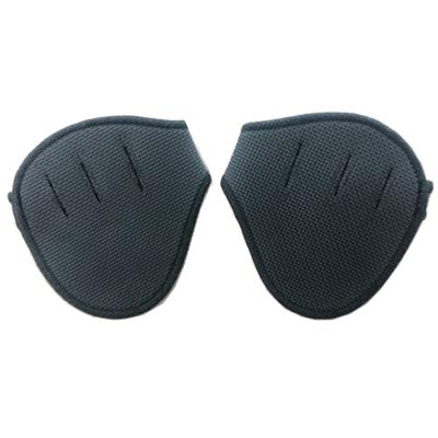 China Factory Direct Selling Dumbbell Palm Protector Black Weightlifting Non-Slip Hand Grip Pads for sale