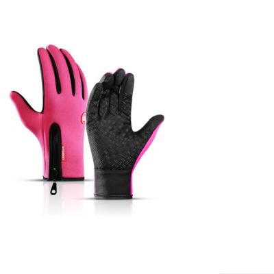 China Soft Waterproof Sport Gloves Cold Weather Winter Running Rise Thermal Warm Gloves for sale