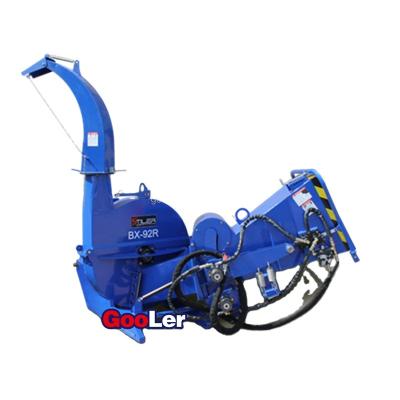 China Hotels CE Approved Hydraulic Feed Rollers 10inch Wood Chipper BX92R In Stock For Sale for sale