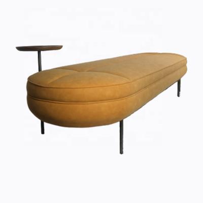 China Contemporary modern design hotel lobby waiting room chair fabric bench for wholesale for sale