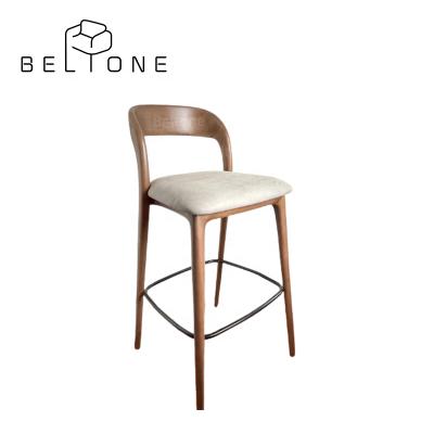 China Beltone Contemporary Custom Wholesale Modern Solid Wood Dining Bar Stool Umpire Chair Loft Bar Chair for sale