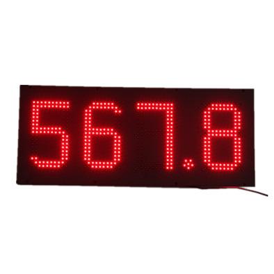 China Digital Price Tag LED Screen LED Oil Price Display Gas Station Price Sign Digital Label for sale