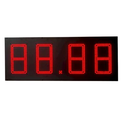 China Oil Price Display For Gas Station Gas Station Price Digital Led Illuminated Pylon Signs For Outdoor Advertising Led Billboards for sale