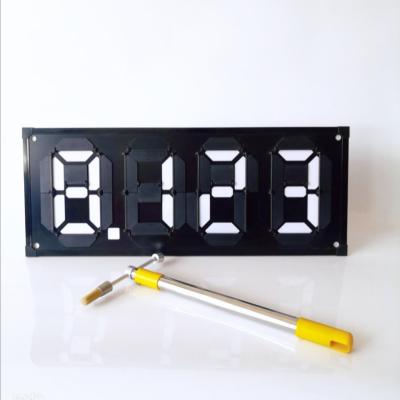 China Magnetic Price Flip Gas Gas Station Price Boards Led Signs Digit Digital Price Display Board for sale