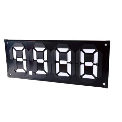 China Ultra-thin Magnetic Gas Price Sign Oil Price Panel 7-Segment Code Flip Oil Price Board for sale