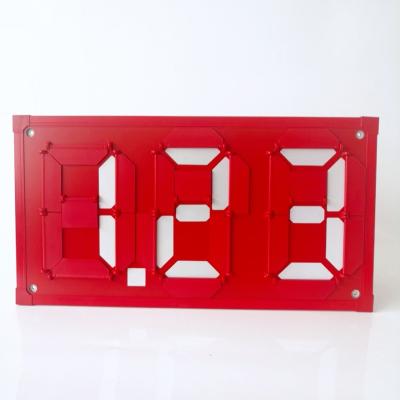 China Gas Station Price Display Plate Waterproof Magnetic Flip Gas Price Board Price Tag for sale