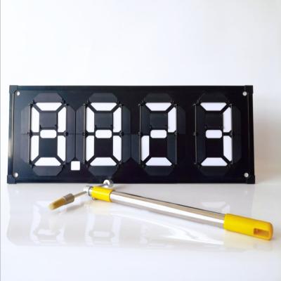 China Magnetic Price Flip Oil Price Tag Led Gas Price Sign Digit Price Display Board for sale