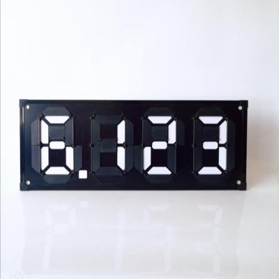 China Magnetic Price Flip Oil Price Sign Gas Station Price Boards Led Signs Digit Digital Price Display Board for sale