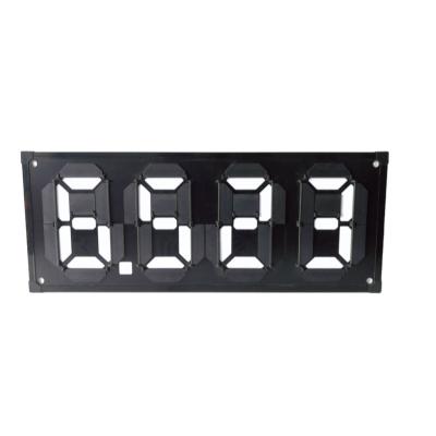 China High Quality Outdoor Waterproof Price Tag Light Reflecting Intersection Mobile Gas Station Magnetic Letters And Numbers With Board for sale