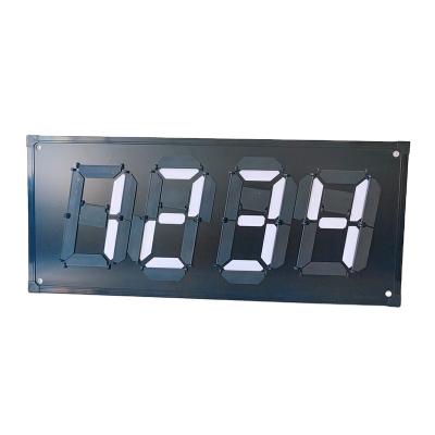 China Flip price tag patented product outdoor ultra-thin oil price sign acrylic digital filp rollover gas price display digit used for gas station for sale