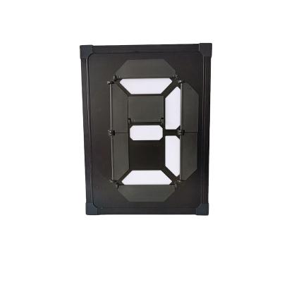 China Seven-Segment Single Word Flip Price Tag Magnetic Code Digital Sign Board for sale