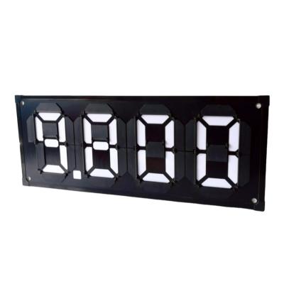 China Digital Oil Price Tag 7 Segment Code Magnetic Flip Board For Gas Station Oil Price Display for sale