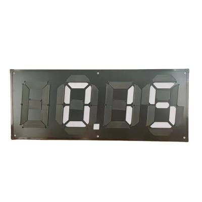 China Gas station magnetic flip digital sign can be customized scoreboard, mechanical digital card gas price sign for sale