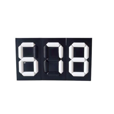 China Price Tag Seven Segment Flip Digital Display Plastic Card for sale