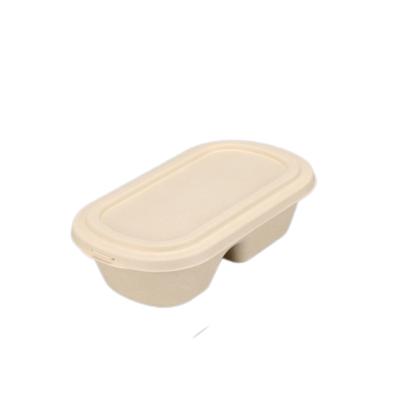 China Eco-Friendly Round Shape Disposable Good Quality Food Container 100% Biodegradable Food Container Bagasse Bowl for sale