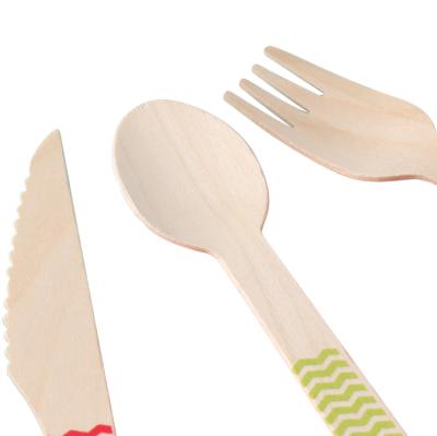 China High Quality Disposable Shangyan Manufacturer Made Bulk Birch Wood Cutlery for sale