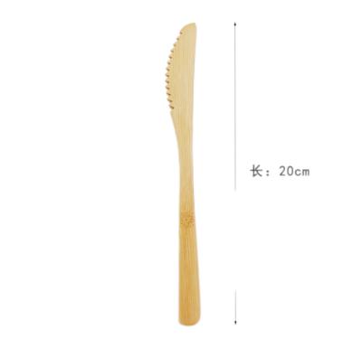 China Wholesale price single hot non plastic travel factory sale bamboo cutlery set 200mm or customized bamboo cutlery set for sale