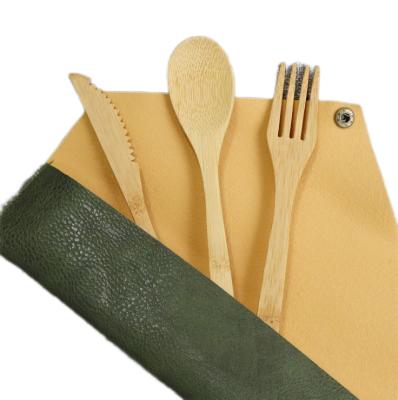 China Simple Wholesale Price 100% Hot Non Plastic Biodegradable Disposable Tableware Factory Sale Bamboo Cutlery for sale