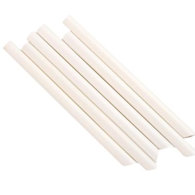 China 100% Biodegradable Eco-friendly Food Grade Sharp End Paper Straws Bubble Tea PLA Straw Wheat Straw Tableware Set for sale