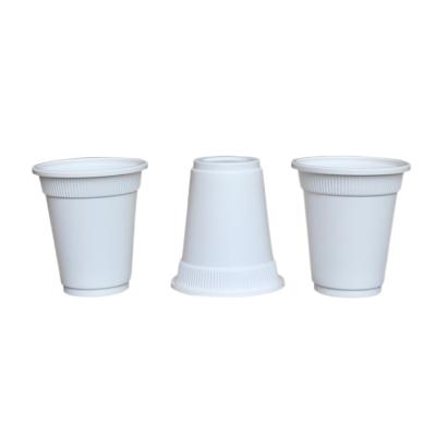 China 100% good qualities eco-friendly biodegradable plastic cups made of strong hot sale PLA disposable cup based on compostable PLA factory for sale