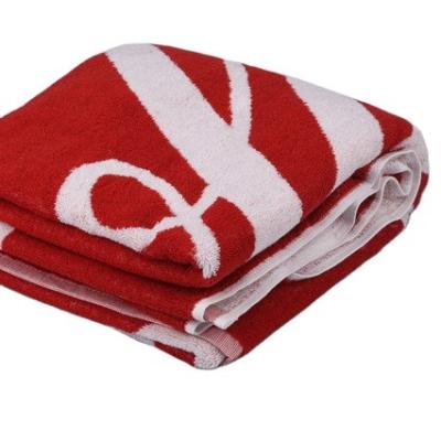 China Good Quality Highly Absorbent Child Safe 70*140 Terry Cloth Jacquard Bath Towel for sale