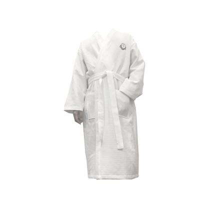 China Custom designer QUICK DRY luxury wholesale men's logo luxury cotton hotel spa hotel long robes waffle bathrobe for sale