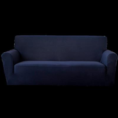 China Simple Factory Supply Low MOQ Stock General Navy l Shape Sofa Covers Elastic Stretch for sale