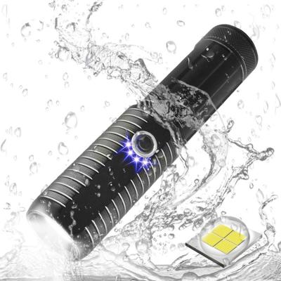 China Camping 3 AAA 26650 18650 Battery USB Waterproof Super Bright Rechargeable 50 xhp 50 Led Flashlight for sale