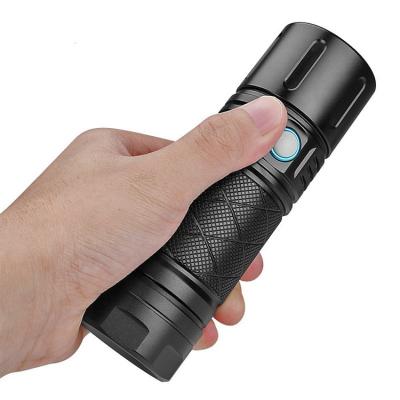 China Outdoor Lighting Aluminum Alloy 30w sst40 18650 Battery Model 9718 3 Large Capacity Parallel Led Flashlight for sale