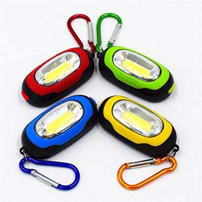 China Hot Selling COB LED Carabiner Magnetic Low Pocket Button Mini Key Chain Flashlight Camping Hot Selling Flashlight for sale