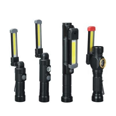 China Rechargeable Led Flashlight/Folding Led Work Light/Cob Light Portable Multifunctional LED Work Light 9548-New Design Foldable Led Working Flashlight for sale