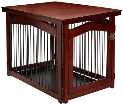 China Windproof Detachable and foldable Pet 2-in-1 Configurable Pet Crate and Gate, pet house,dog cage and cat bed,Easy to assemble. for sale