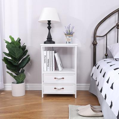 China Storage Wooden luxury nightstand Storage Cabinet with drawer for Living Room,white Bedroom Nightstand and Side Table for sale