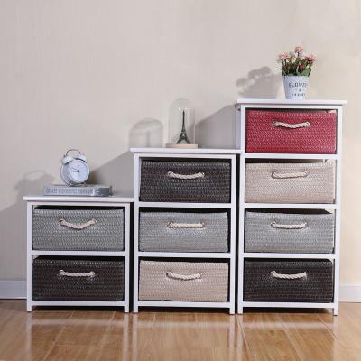 China Storage Office Organizer Sideboard chest of drawers Composible bedside table Tv Cabinet Living Room Storage with Many Drawers for sale