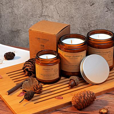 China Parties 2023 New Candles Private Label Scented Soy Candles Scented Luxury Private Label Candles Gift Set With Gift Box for sale