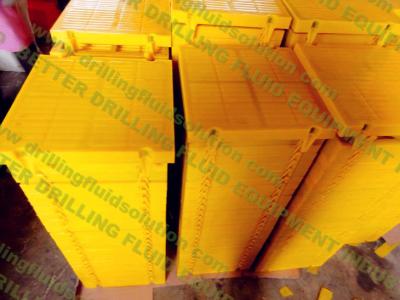 China Polyurethane Screen Panel Shale Shaker Screens Yellow Red Green Blue Color for different working temperature for sale