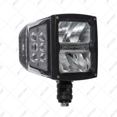 China EEC auto snow plow head lamp DOT approved led head light with snow melting function IP68 IP69K led BRIGHT work light for sale