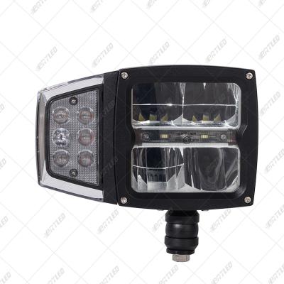 China Patent Protected LED Snow Plow Headlight With High Beam Low Beam For Vehicles With Anti-icing Snow-melt Funtion 229*150*80mm for sale