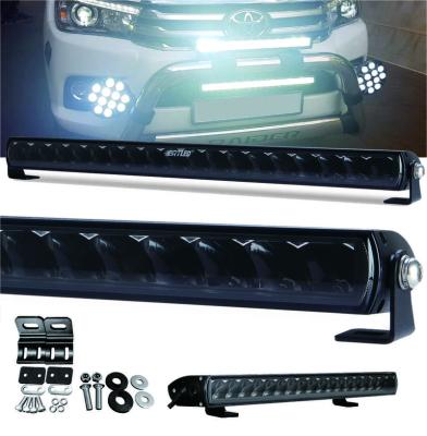 China 20inch 90w Slim Single Row LED Barra Led Barra 12v 12v Waterproof 4x4 Atv Off Road Led Bar 20 inch for sale