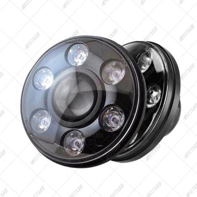 China Aluminum Alloy DOT EEC Approved 7 Inch Headlight Beam High Beam Low Cut Line Perfect Road Legal for sale