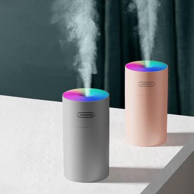 China Ultra-quiet Household Air Humidifier 300ML USB Room Car LED Night Lamp Air Purifier Mist Maker Air Cooler for sale