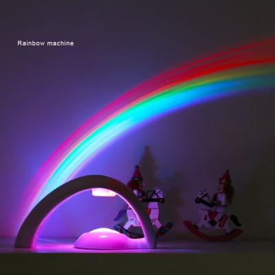 China Modern Wholesale Modern Kids Room Light Gifts Novelty Kids Rainbow Projector Night Decorative Light for sale